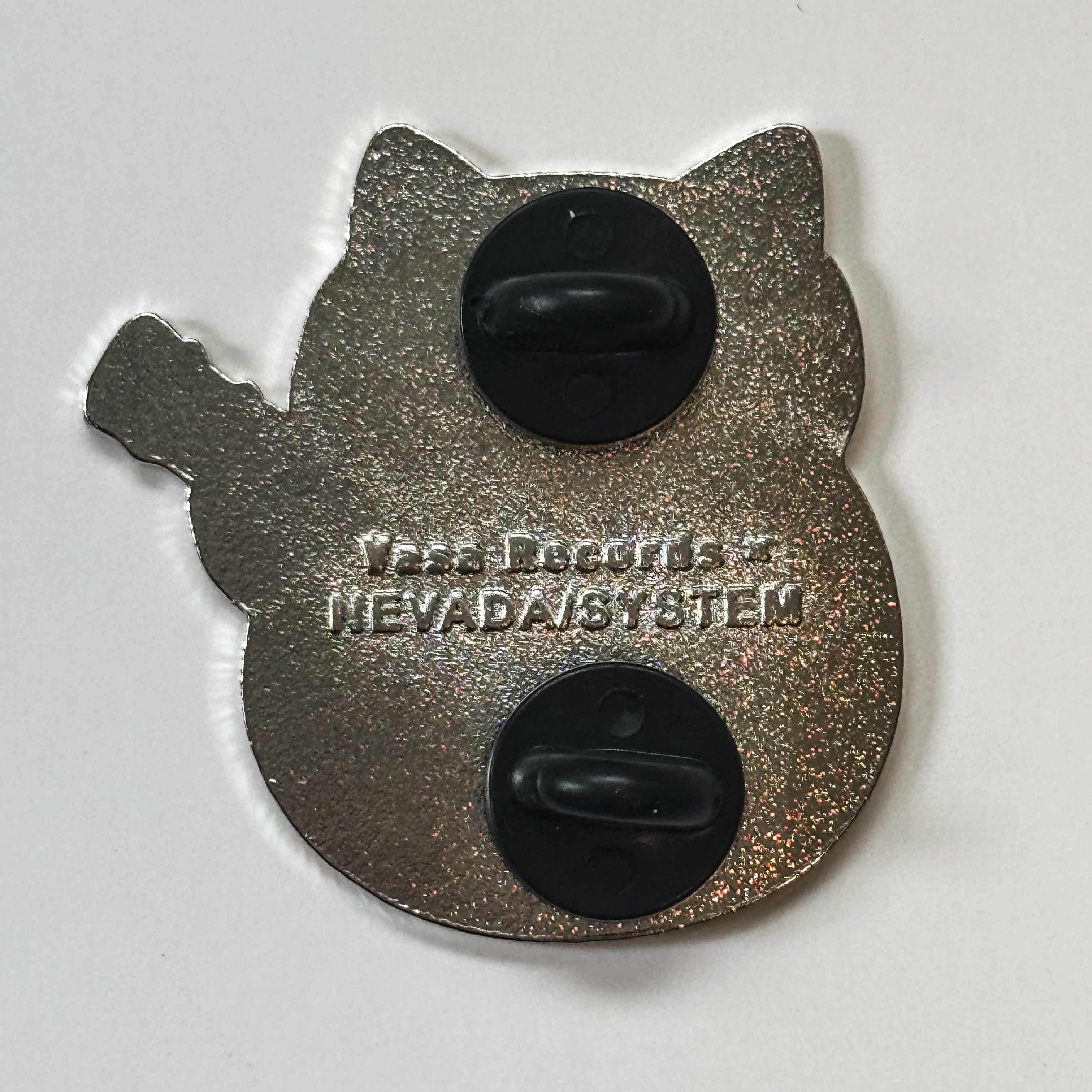 Calico Cat with Guitar Pin