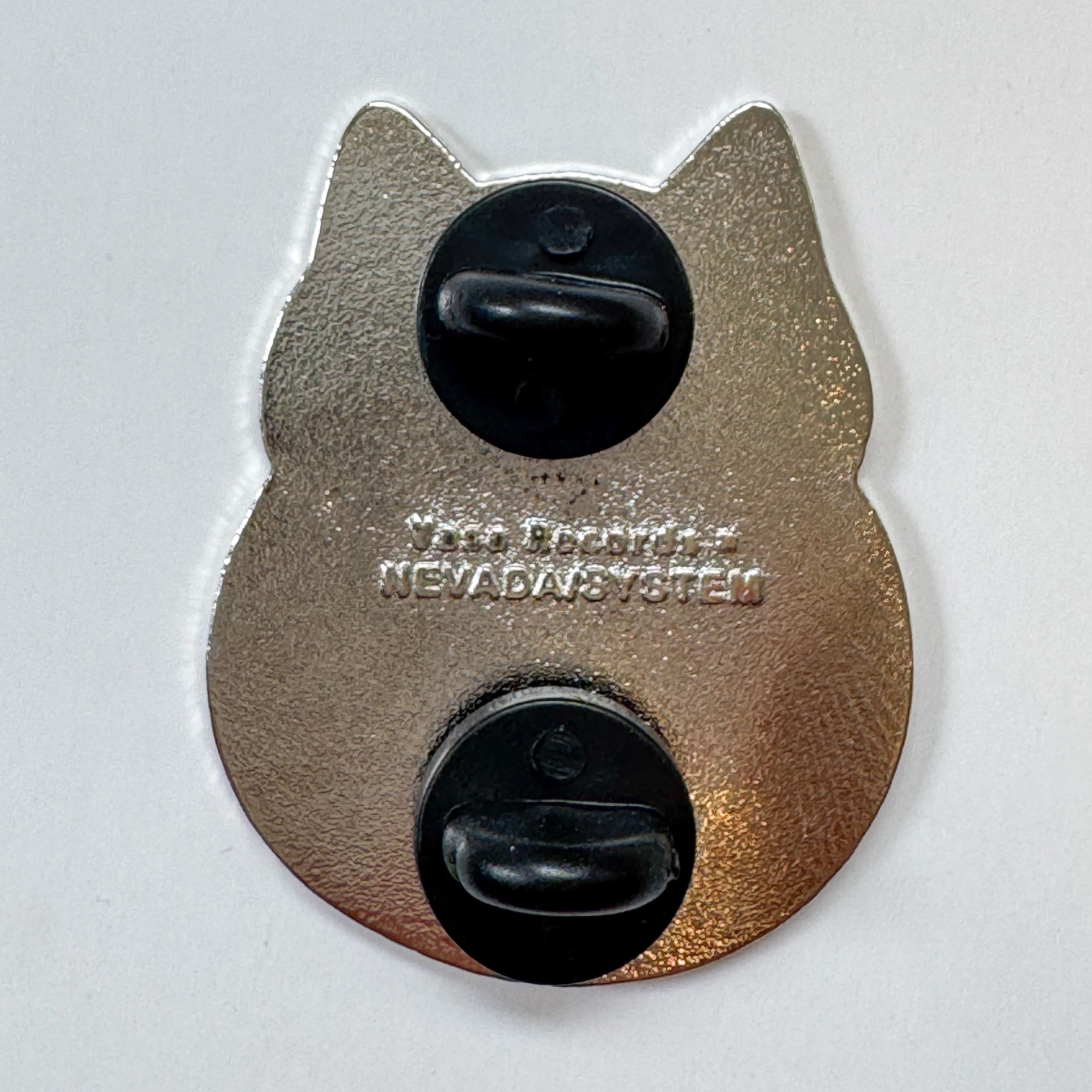 Cat with Clarinet Pin