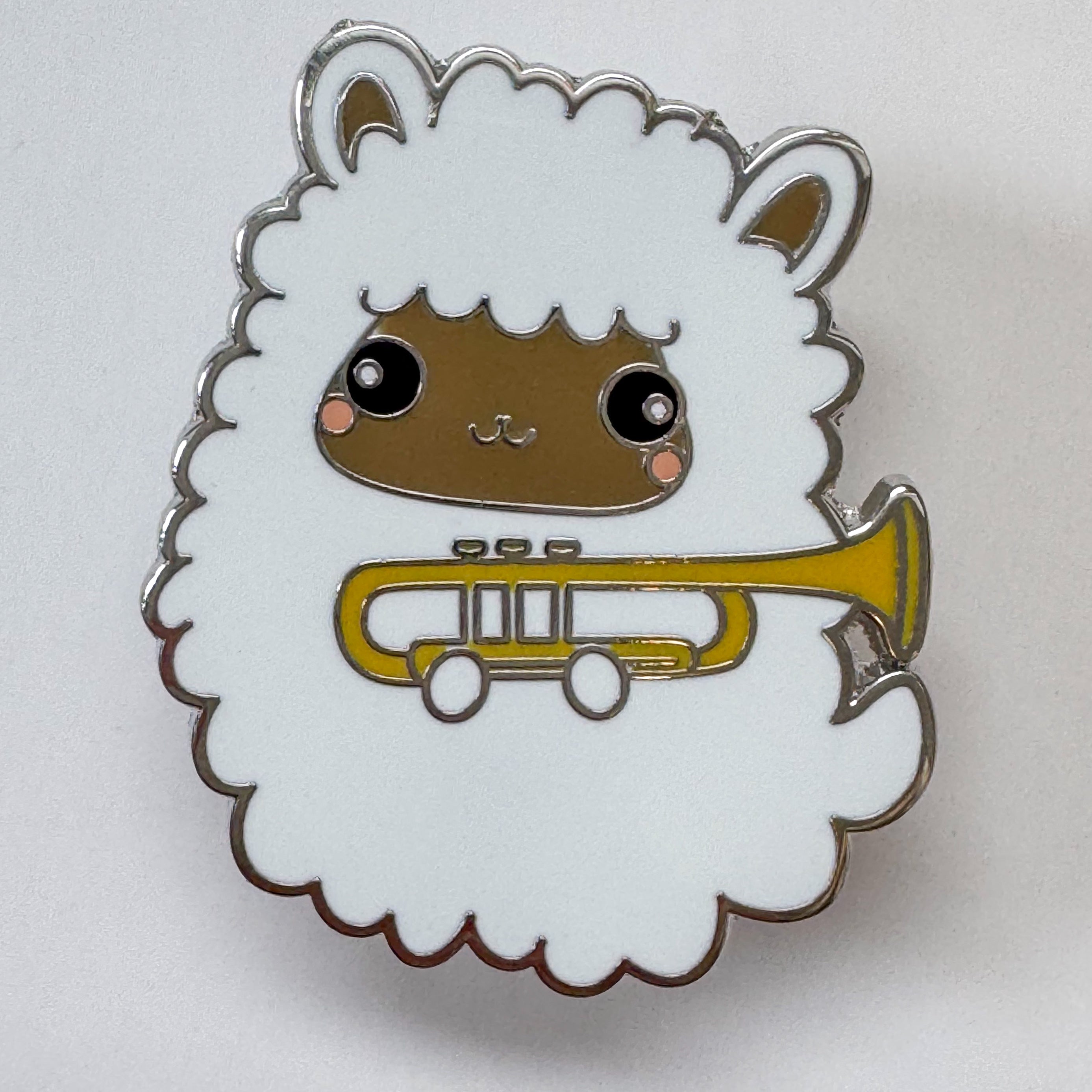 Sheep with Trombone Pin